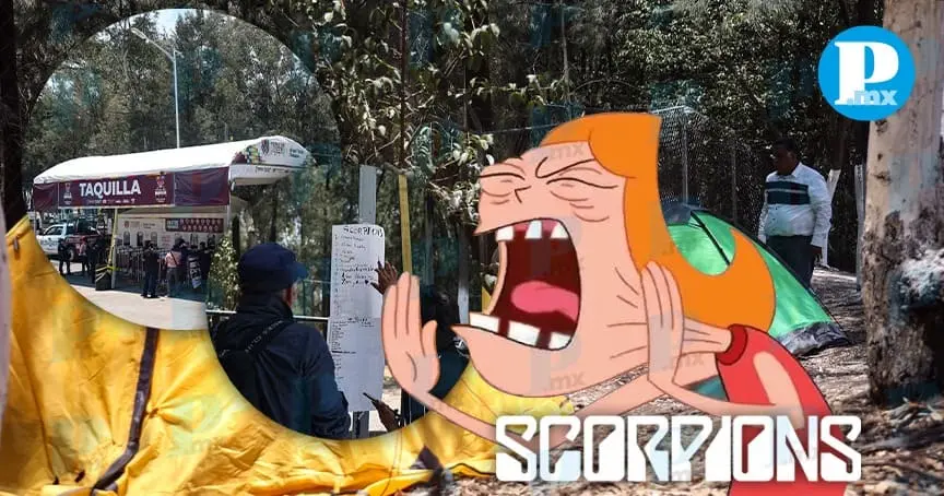 Fans de Scorpions ya están acampando para verlos en Puebla