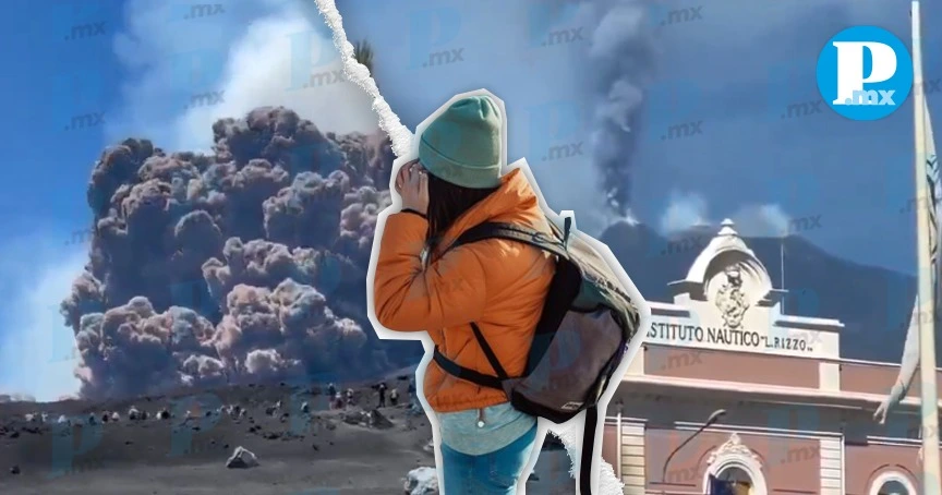 El volcán Etna entra en erupción con explosiones y nube de ceniza