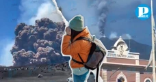 El volcán Etna entra en erupción con explosiones y nube de ceniza