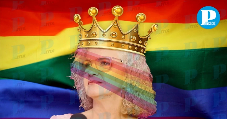 Crista Montes, mamá de Gala Montes será reina de la comunidad bisexual 2025