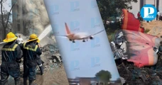 Así se vio el accidente de avión de Air India con 242 pasajeros