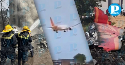 Así se vio el accidente de avión de Air India con 242 pasajeros