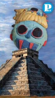 Tlaloconcha, panadería La Herencia JD crea el pan azul con rostro de Tláloc