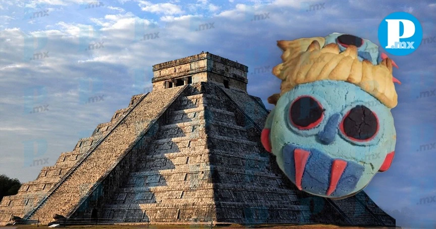 Tlaloconcha, panadería La Herencia JD crea el pan azul con rostro de Tláloc