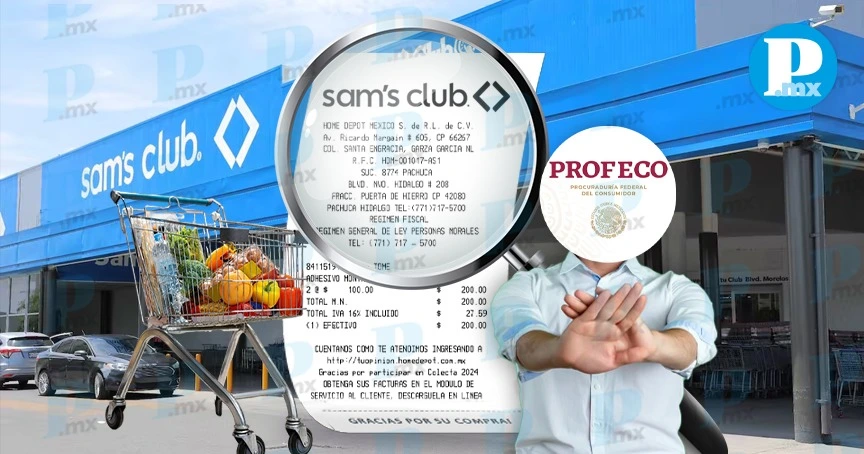 PROFECO “regaña” a Sams y Costco; revisar el ticket de compra es ilegal