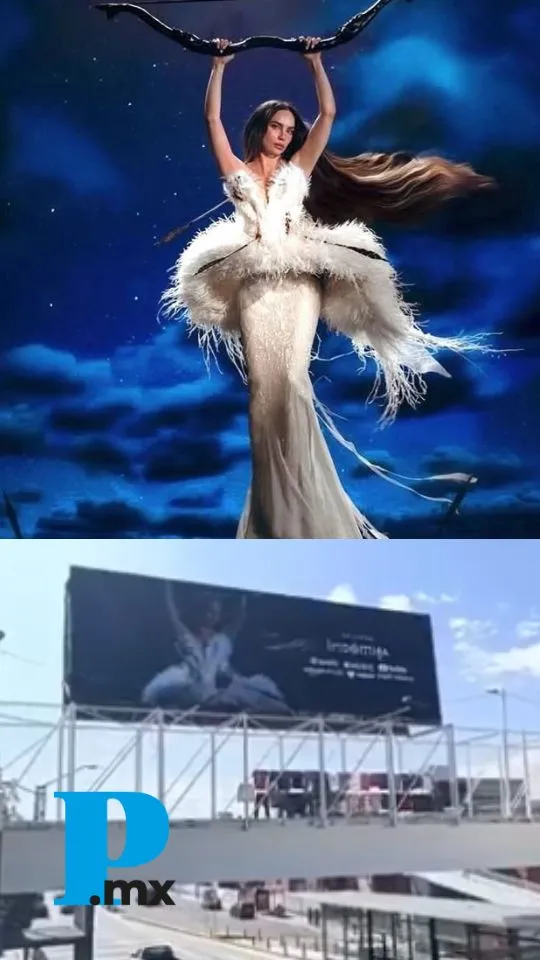 Así es el espectacular de Belinda promocionando Indomita en Puebla