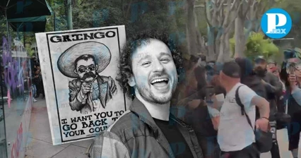 Critican a Luisito Comunica por asistir a marcha contra gentrificación