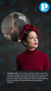 "Hay un bello ser adentro de mi cuerpo y esto sí que no lo esperaba”: Natalia Lafourcade en su cuenta de instagram
