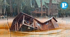 ¡Se la llevó el río! Casa es arrastrada por inundaciones en Nuevo México