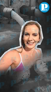 ¡No era agua marina! La influencer Michelle Sky Hayward nada en aguas negras