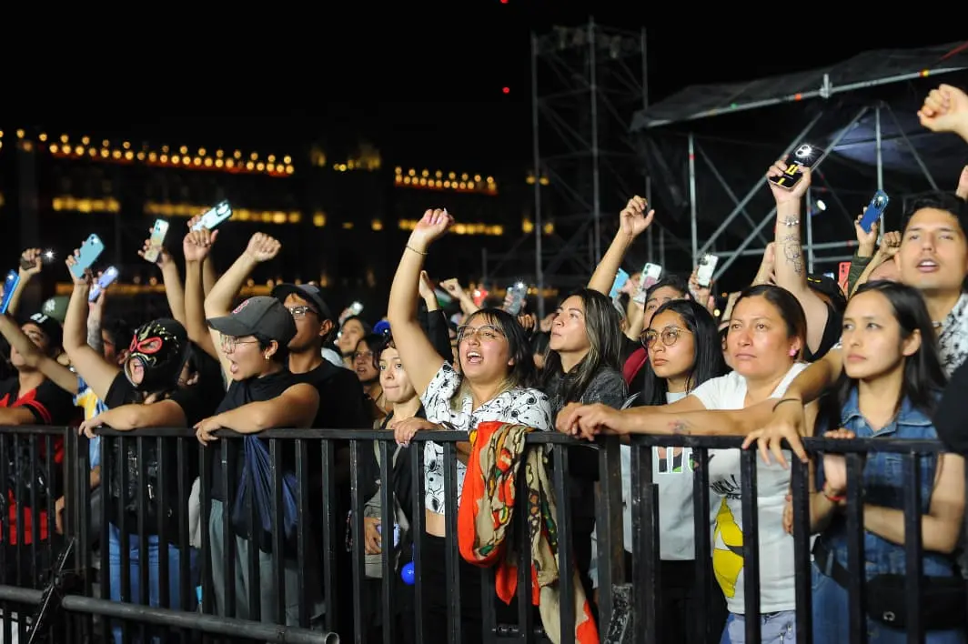 Residente reunión a más de 180 personas en el Zócalo de Ciudad de México /Foto: Secretaría de Cultura de CDMX