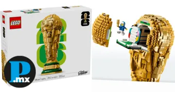 ¿Te gusta el futbol? Lego lanza esta increíble réplica del trofeo del Mundial 2026