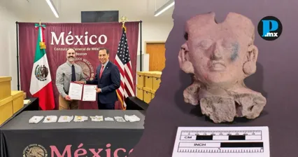 M&eacute;xico recupera en Boston mil 132 piezas arqueol&oacute;gicas prehisp&aacute;nicas