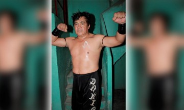 Lucha Ares sin máscara por primera vez