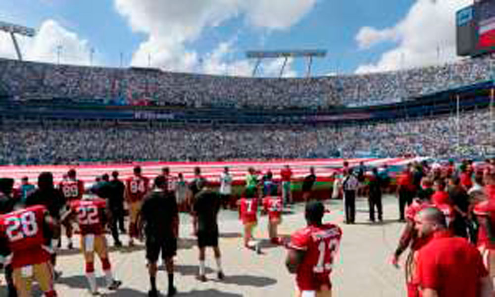 Jugadores de NFL se unen a protesta contra el racismo