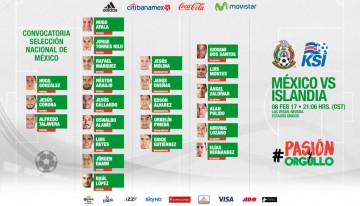Sale convocatoria del Tricolor para enfrentar a Islandia