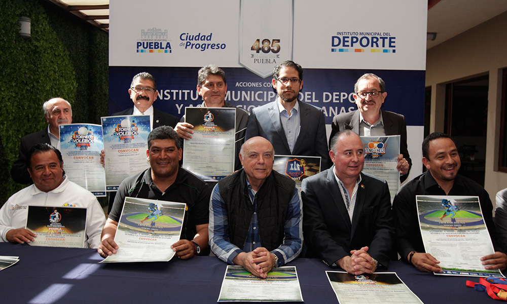 Recibirá Puebla cinco torneos deportivos en 6 meses