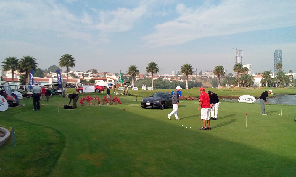 Realizan Gira de Golf Imagen Vector en La Vista