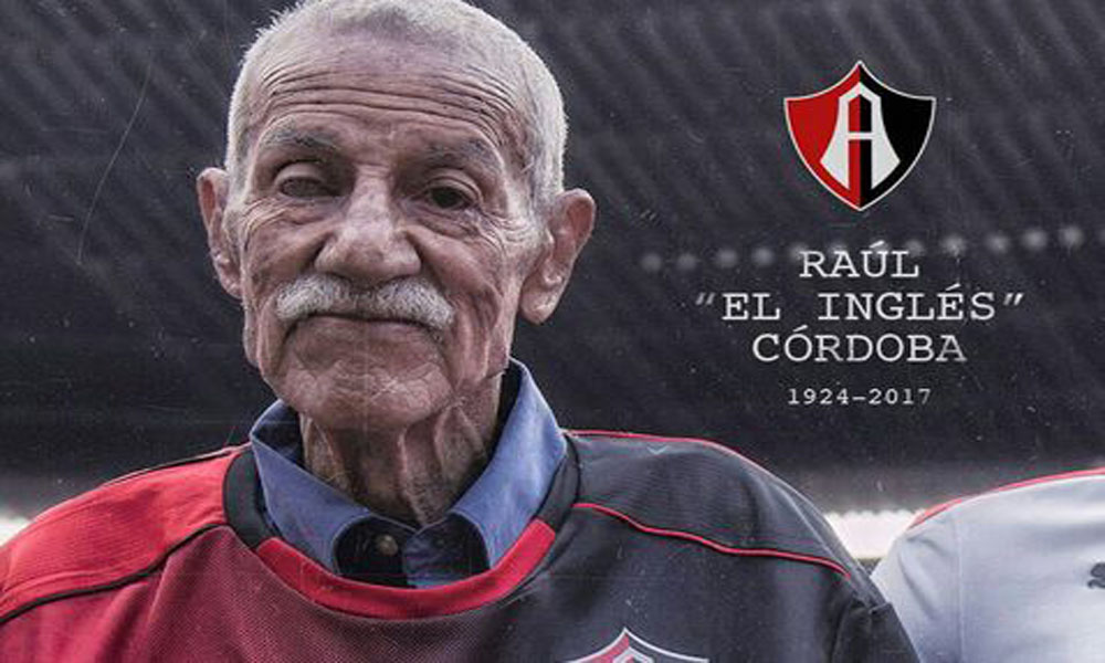 Muere Raúl “El Inglés” Córdoba,  portero del campeonato del Atlas