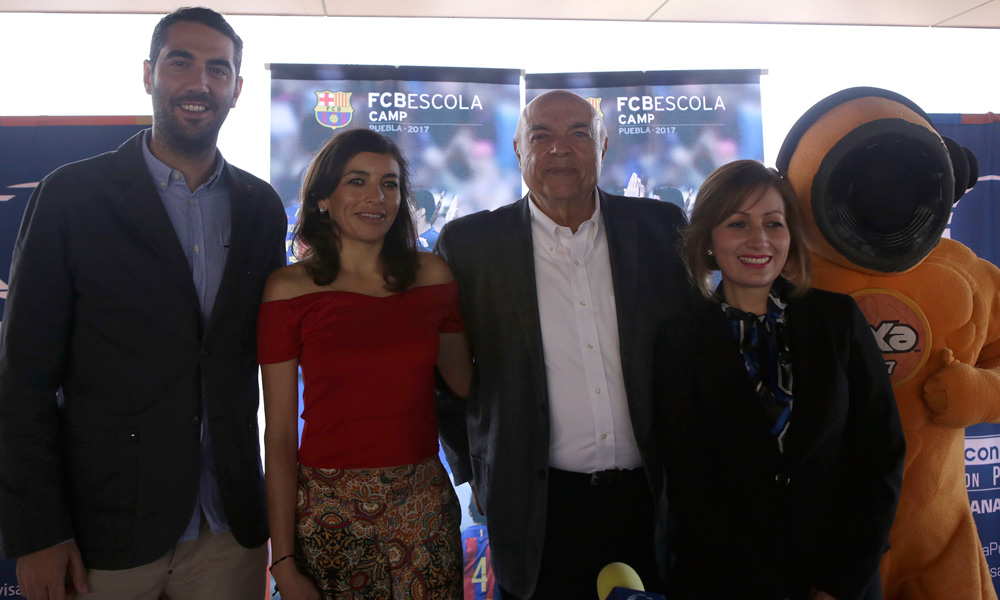 Anuncian Campamento del Barcelona en Puebla