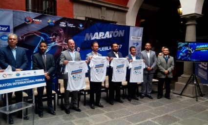 Presentan Marat&oacute;n de Puebla 2017