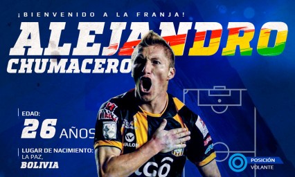 Alejandro Chumacero, nuevo refuerzo camotero