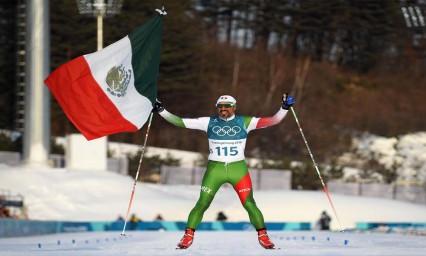 Madrazo cumple en Pyeong Chang y ondea Bandera de M&eacute;xico