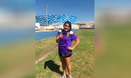 Gana Nathalia Bautista estatal de lanzamiento de disco