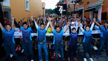 Trotan para recordar fundaci&oacute;n de Puebla