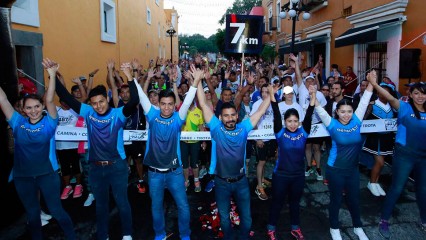 Trotan para recordar fundaci&oacute;n de Puebla