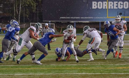  Aztecas UDLAP acaba con el invicto de Borregos M&eacute;xico