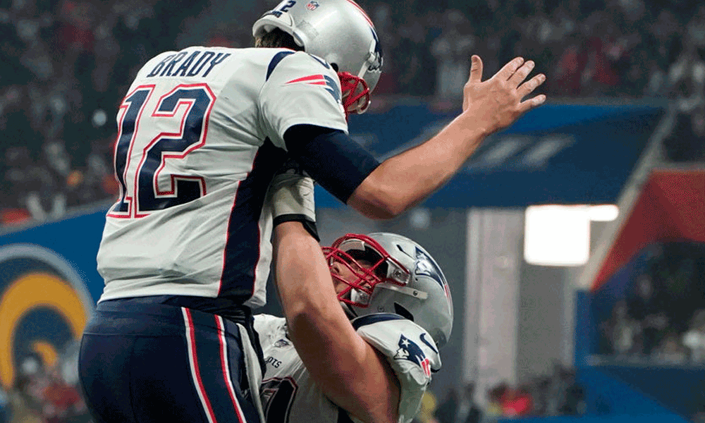 Derrota Patriots a Rams y consigue su sexto Super Bowl