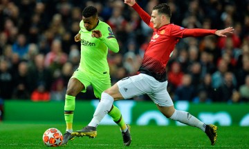 Con la m&iacute;nima, vence el Barcelona al Manchester United