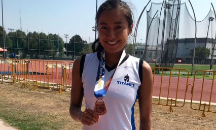 Ana Karen Mej&iacute;a, por el triunfo en Mount Sac