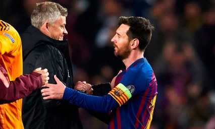 Avanza Messi y termina con la maldici&oacute;n de los cuartos de final