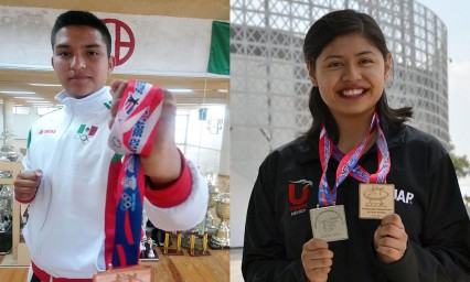 Regresan con el oro, la plata y el bronce en karate