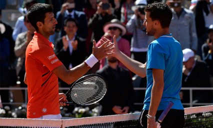 Thiem da la sorpresa y elimina a Djokovic