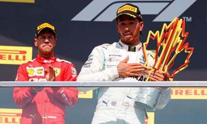 Hamilton gana el GP de Canad&aacute; entre pol&eacute;mica