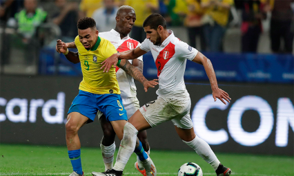 Brasil no tuvo piedad de un triste Per&uacute;