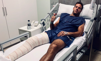 Del Potro fue operado con &eacute;xito