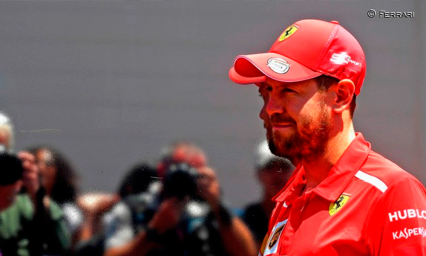 Vettel, contento por el podio de Leclerc