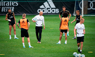 Zizou y Bale se reincorporan al Real Madrid