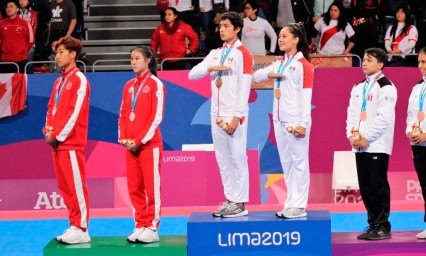 Iba&ntilde;ez y Ju&aacute;rez ganan oro para M&eacute;xico en poomsae de parejas mixtas