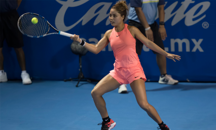 Clasifica Zaraz&uacute;a a cuartos de final de Tenis en Lima 2019
