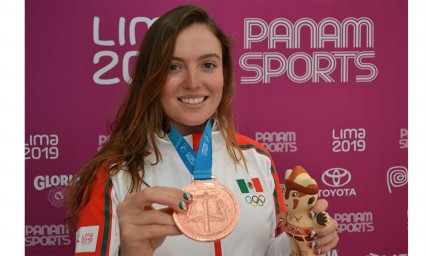Sof&iacute;a Reynoso gana dos bronces en Lima 2019