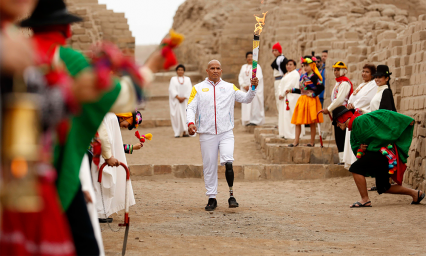 Con ritual, encienden la Antorcha Parapanamericana de Lima 2019