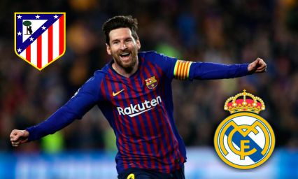 Real Madrid y Atl&eacute;tico ante el en&eacute;simo intento de batir a Messi&nbsp;