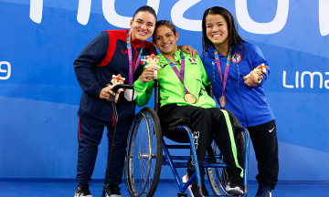 Mexicana Nesbith es de oro en Parapanamericanos