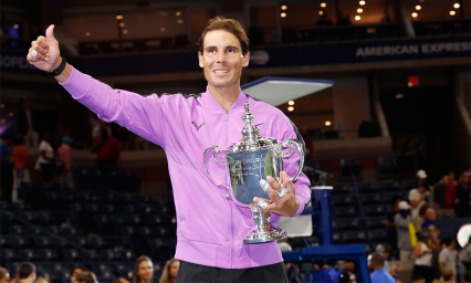 Sufrida victoria de Nadal ante un Medv&eacute;dev imponente en US Open