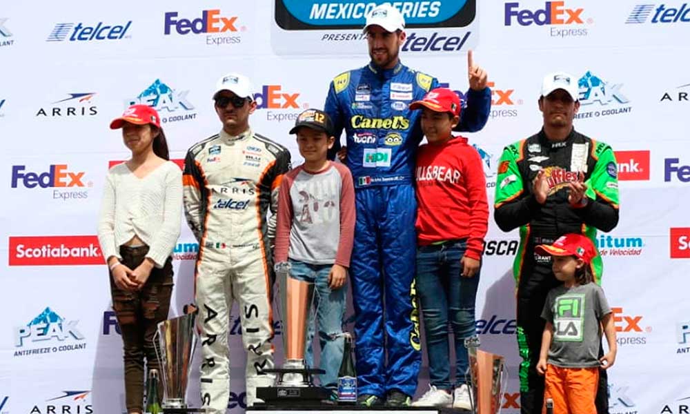 García Jr conquista el trióvalo de Tlajomulco en la Nascar Peak México Series